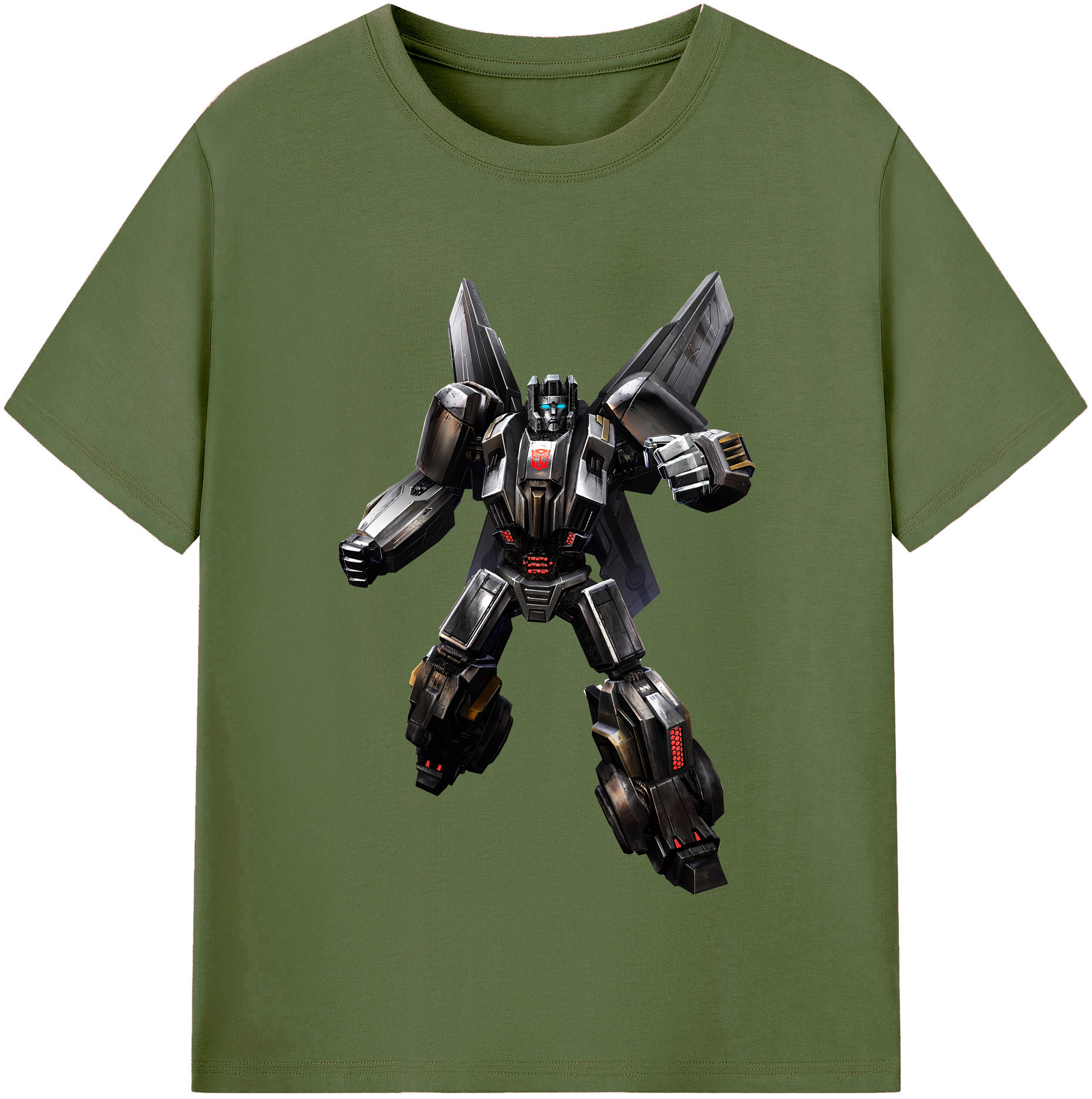 （画像用） Transformers トランスフォーマー 綿100％半袖Tシャツ（フロントプリント）